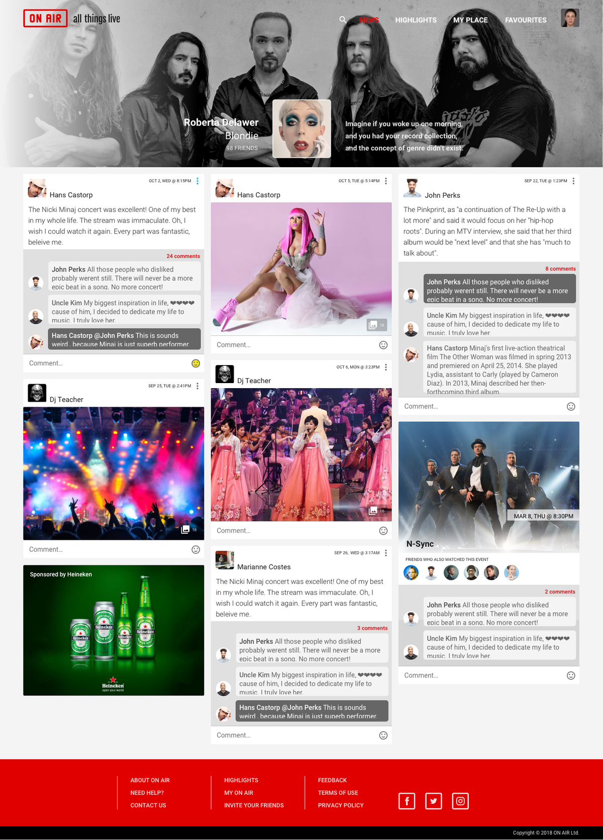 ON AIR Online streaming service