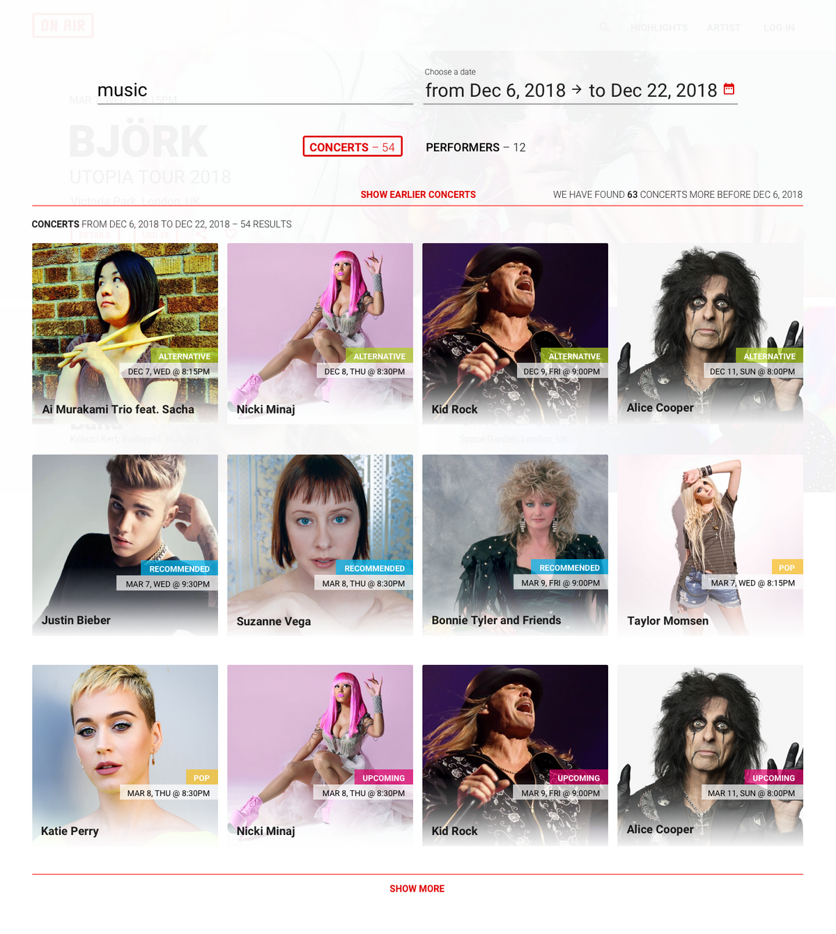 ON AIR Online streaming service