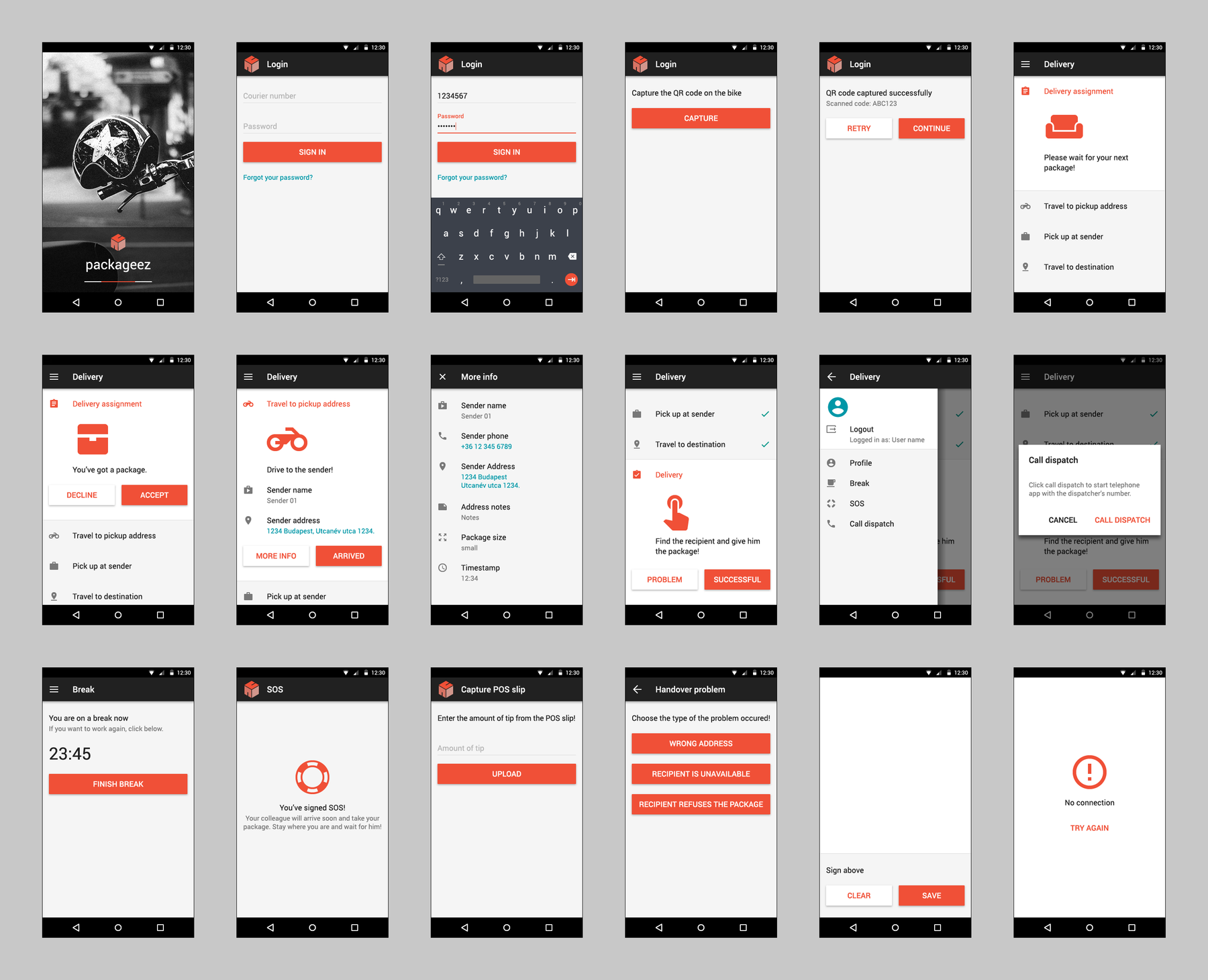 Packageez Android App