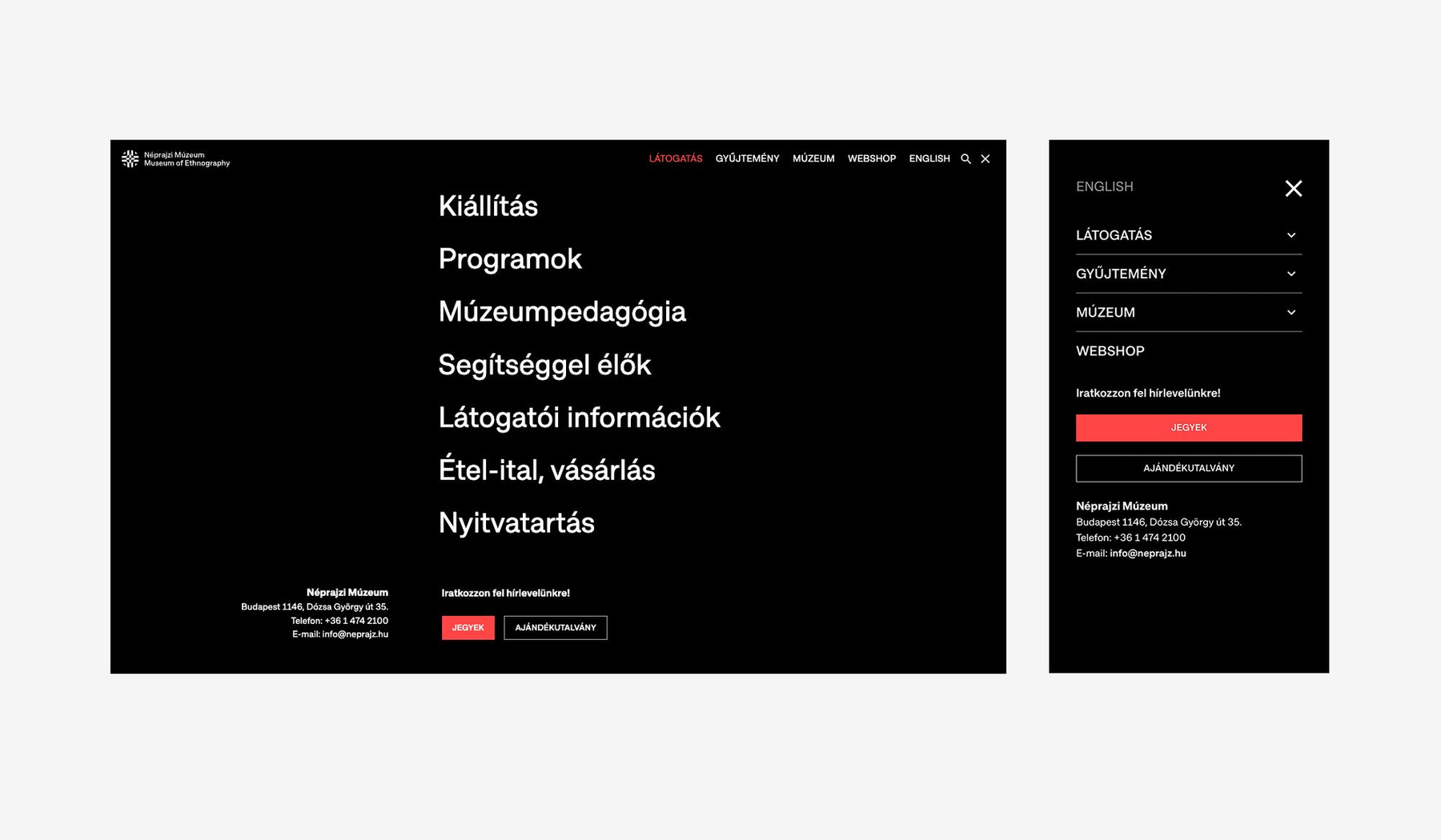 neprajz.hu Website Redesign